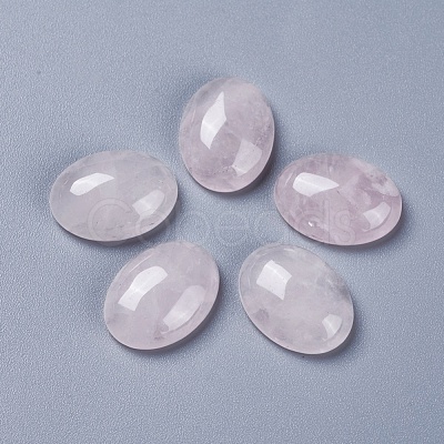 Natural Rose Quartz Cabochons G-L511-A-01-1