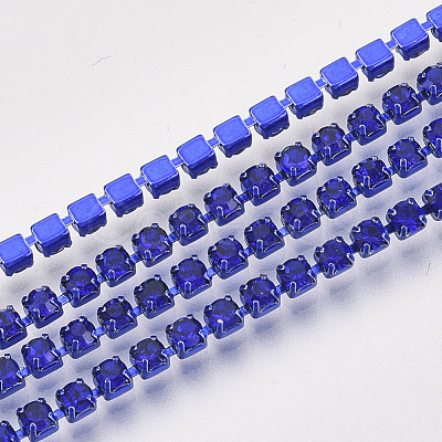 Electrophoresis Iron Rhinestone Strass Chains CHC-Q009-SS8.5-B03-1