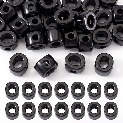 Acrylic European Beads OACR-TAC0013-14O-1