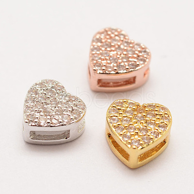 Brass Micro Pave Grade AAA Cubic Zirconia Pendants ZIRC-G090-71-NR-1