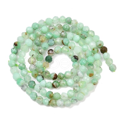 Natural Chalcedony Beads Strands G-C255-A02-3mm-02-1