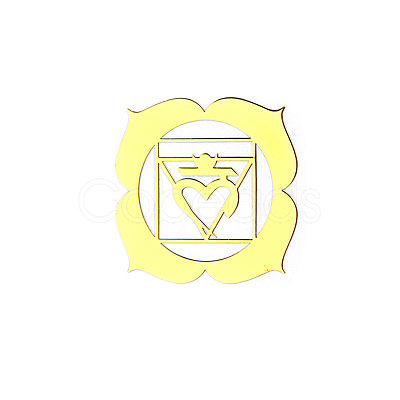 Chakra Brass Self Adhesive Decorative Stickers WG60667-30-1