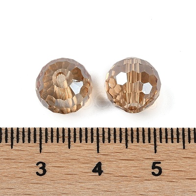 Transparent Electroplate Glass Beads EGLA-N002-31-G09-1