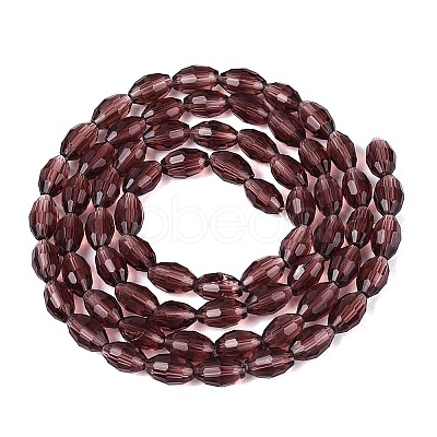 Transparent Glass Beads Strands GLAA-N071-01A-A19-1