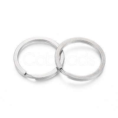 Tarnish Resistant 304 Stainless Steel Split Key Rings STAS-I123-23D-1