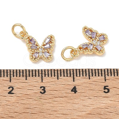 SHEGRACE Brass Pave Clear Cubic Zirconia Pendants XGRQ3Q926-628G-D-1