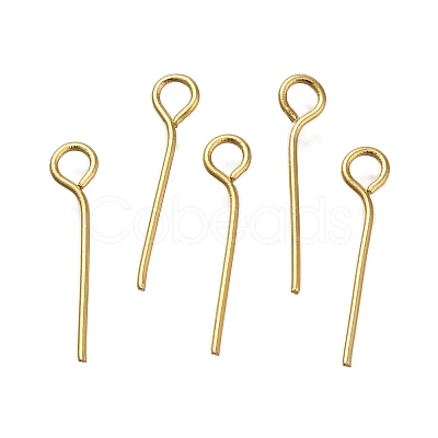 Brass Eye Pins KK-H502-02B-G-1