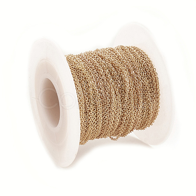 Brass Cable Chains CHC-S003-15G-1