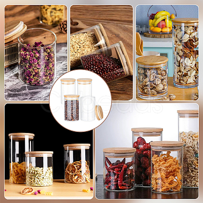 Transparent Glass Jar DIY-WH0060-23B-1