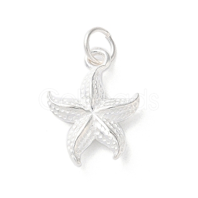 925 Sterling Silver Starfish Pendants LS-STER-E071-02S-01-1
