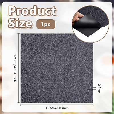 Rectangle Felt Carpet Non-Slip Mat AJEW-WH0596-707A-1