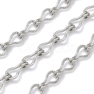 Brass Textured Twist Link Chains CHC-H116-05P-1