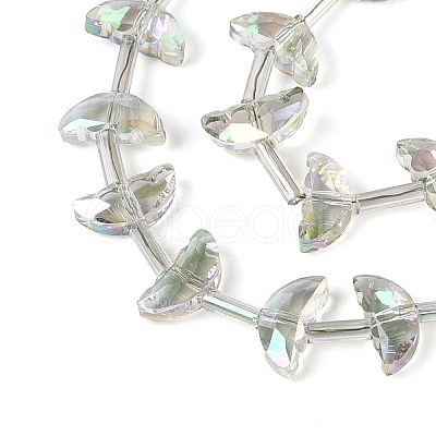 Electroplate Transparent Glass Beads EGLA-H112-05HP-03-1