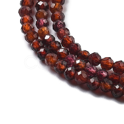 Natural Garnet Beads Strands LS-G-H079-A01-01A-1