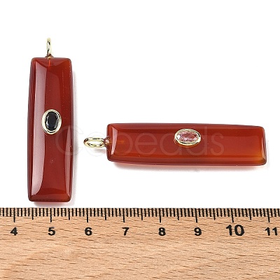 Natural Carnelian Pendants G-H318-03G-07-1