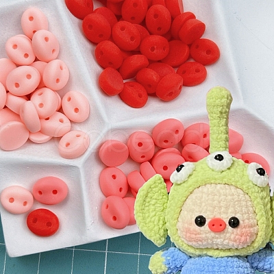Resin Doll Pig Nose for Stuffed Toy Puppet Amigurumi Doll Making Accessories PW-WG1C944-01-1