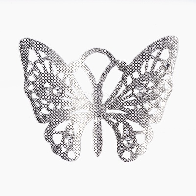 Tibetan Style Alloy Rhinestone Big Pendants PALLOY-E478-01AS-1