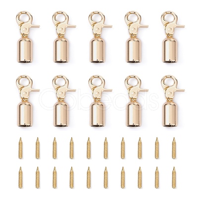 Alloy Swivel Clasps PALLOY-Z003-01G-1