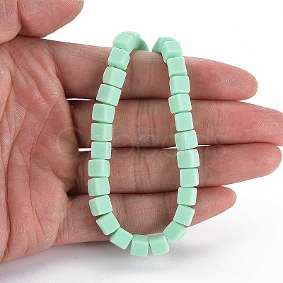 Handmade Polymer Clay Beads Strands X-CLAY-T020-09B-1