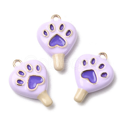 Alloy Enamel Pendants PALLOY-T094-05B-1