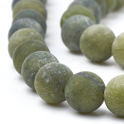 Natural Xinyi Jade/Chinese Southern Jade Beads Strands G-T106-072-1