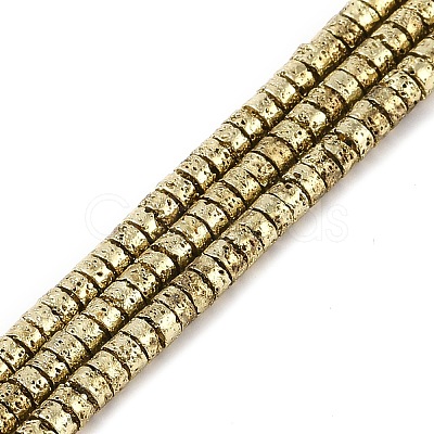Electroplated Synthetic Non-Magnetic Hematite Beads Strands G-U003-16A-1