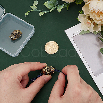 2Pcs Brass Beads KK-HY0003-93-1