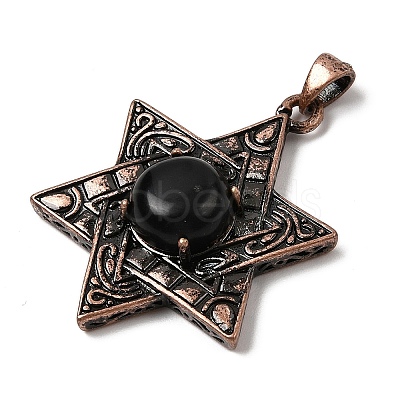 Natural & Synthetic Mixed Stone Pendants G-A297-06R-1