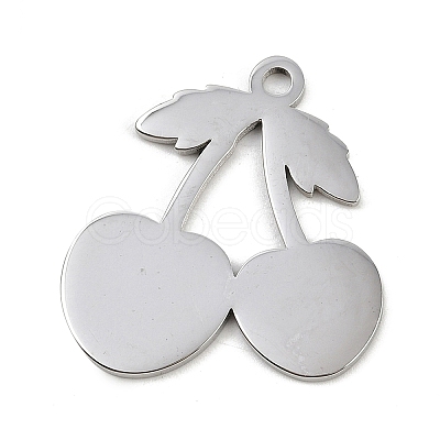 304 Stainless Steel Pendants STAS-I338-04P-1