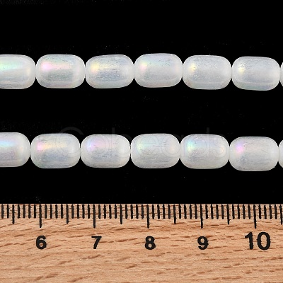 Natural Selenite Beads Strands G-F750-B-21-1