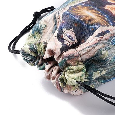 Velvet Jewelry Drawstring Pouches TP-C004-01D-1