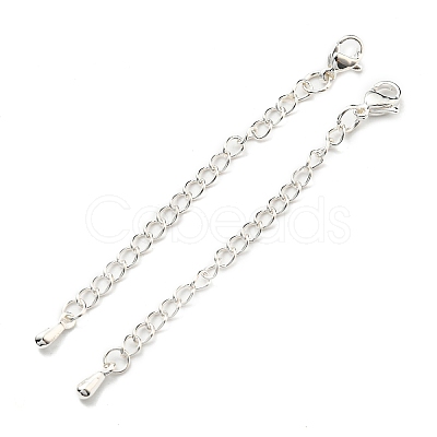 304 & 201 Stainless Steel Curb Chain Extender X-STAS-B045-01S-1