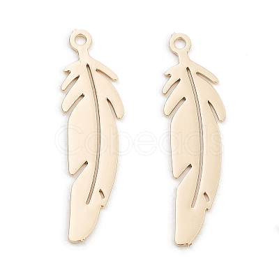 Long-Lasting Plated Brass Pendants KK-K336-55KCG-1