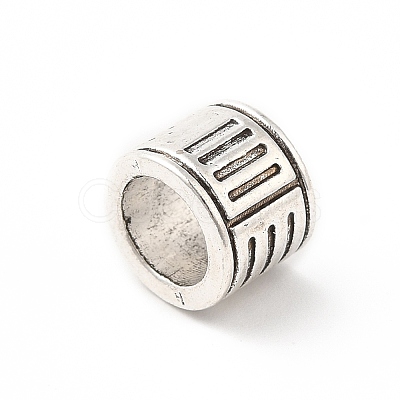 Tibetan Style Alloy European Beads PALLOY-P293-124AS-1