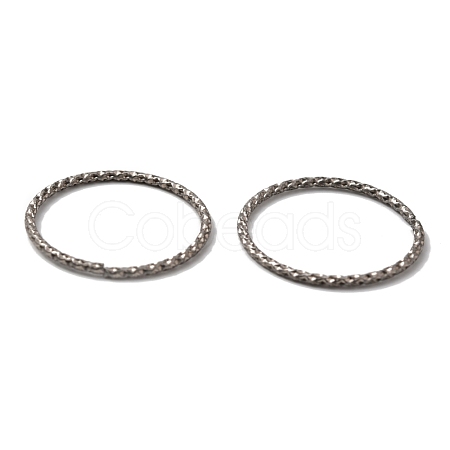 Non-Tarnish 304 Stainless Steel Saw Cut Open Jump Rings STAS-L262-37D-P-1