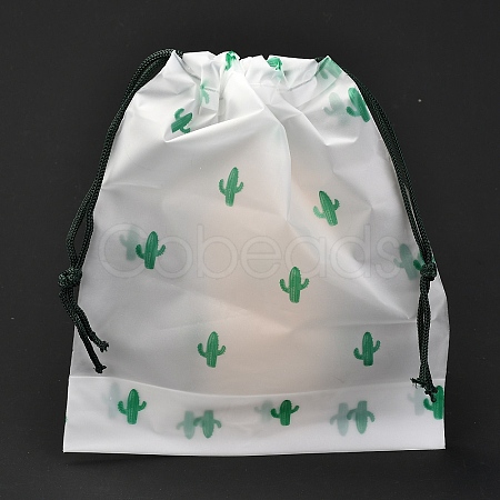 Plastic Frosted Drawstring Bags LS-ABAG-M003-01A-07-1