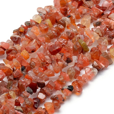 Natural Carnelian Beads Strands G-P332-04-1
