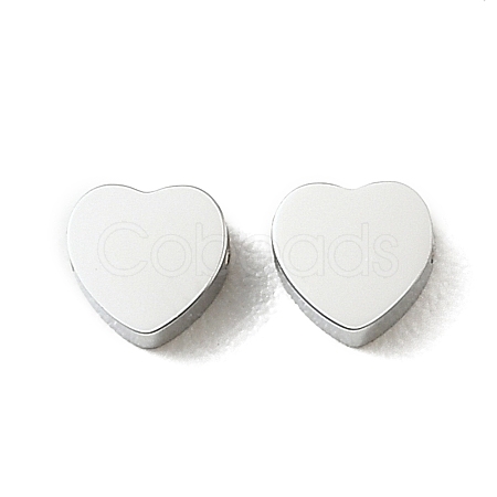 Valentine's Day 304 Stainless Steel Beads SA-E001-02P-02-1