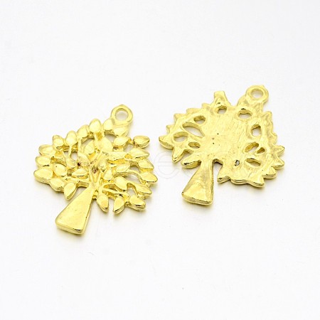 Tibetan Style Alloy Pendants TIBEP-A13000-G-LF-1