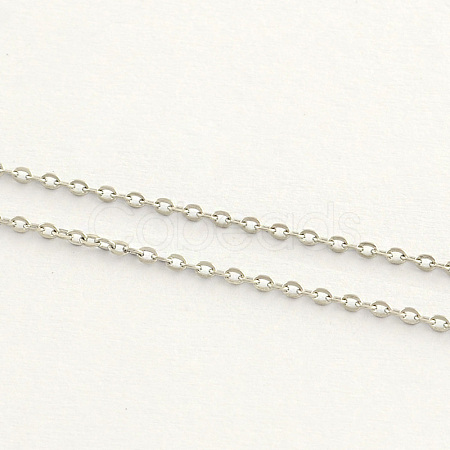 Tarnish Resistant 304 Stainless Steel Cable Chains CHS-Q001-15-1