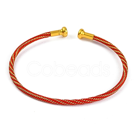 Braided Carbon Steel Wire Bracelet Making MAK-A017-B50-1