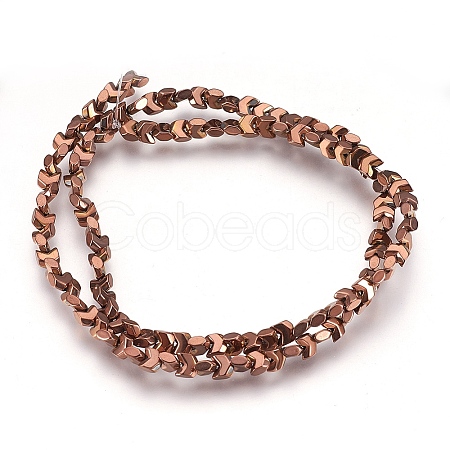 Electroplate Non-magnetic Synthetic Hematite Bead Strands G-I208-20-E-1
