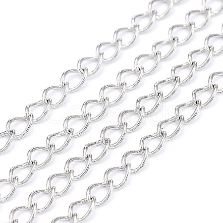 Brass Twisted Chains CHC-Q001-4x3mm-P-1
