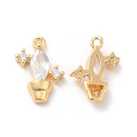 Brass Pendants KK-F860-42G-1