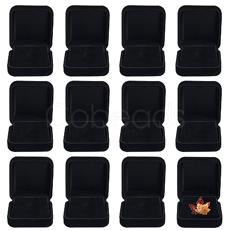12Pcs Square Velvet Medal Storage Boxes CON-FG0001-24-1