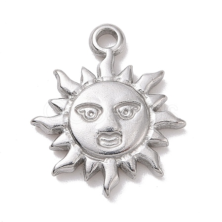 Non-Tarnish 304 Stainless Steel Pendants STAS-A063-16P-1