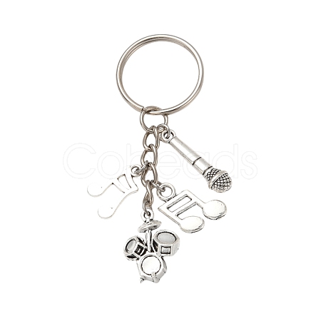 Music Theme Alloy Keychain KEYC-FS00029-01-1