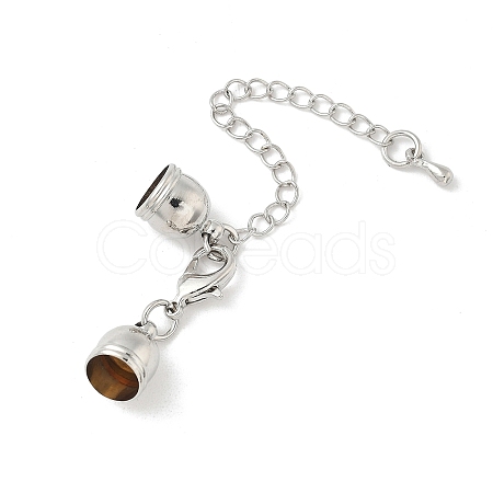 Brass Chain Extender KK-K001-7mm-P-1