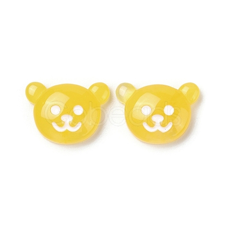 Translucent Resin Animal Decoden Cabochons RESI-M040-03-3-1