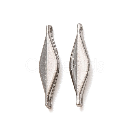 304 Stainless Steel Connector Charms STAS-N124-58P-1